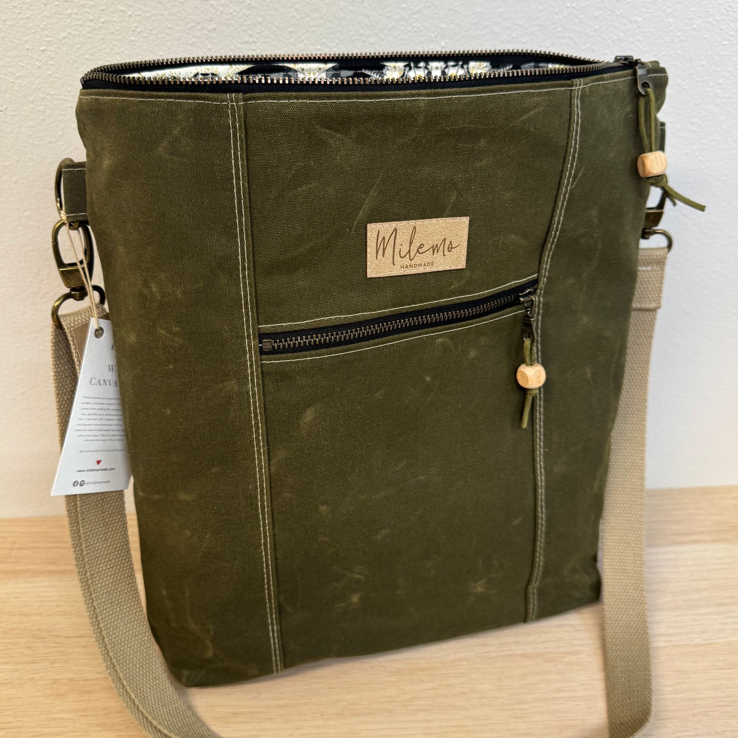 Olive Redwood Tote