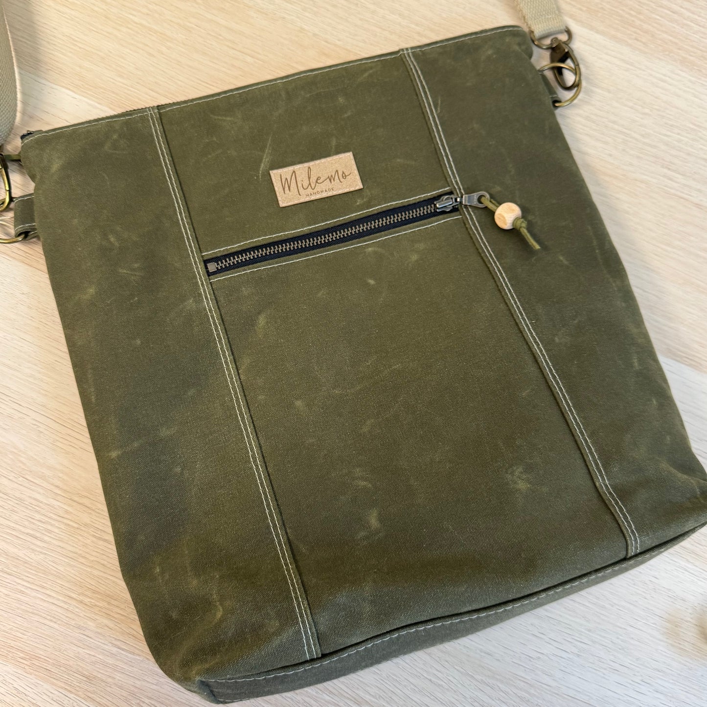 Olive Redwood Tote