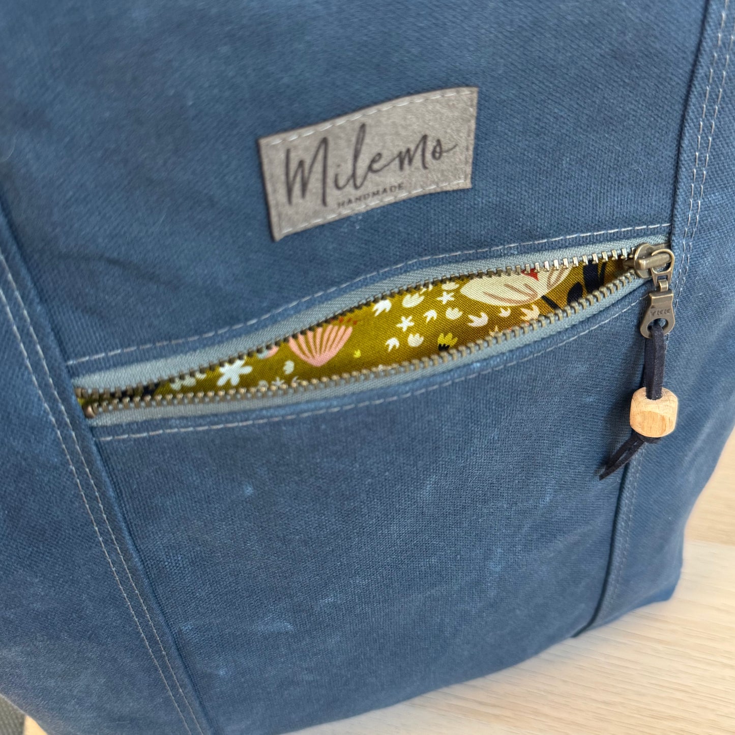 Navy Redwood Tote