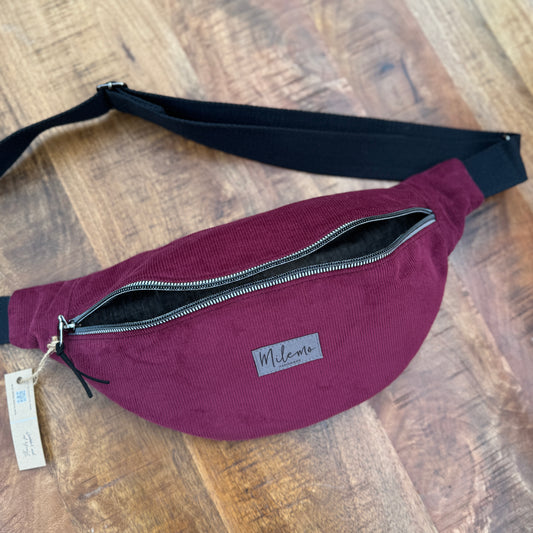 Merlot Corduroy Bum Bag