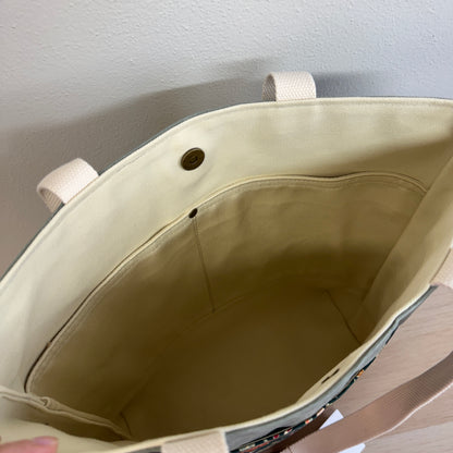 Waxed Canvas Tote Bag