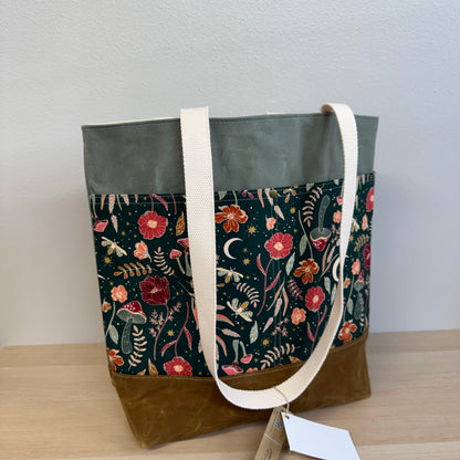 Waxed Canvas Tote Bag