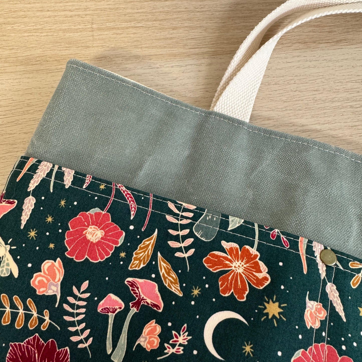 Waxed Canvas Tote Bag