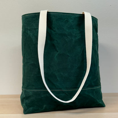 Waxed Canvas Tote Bag