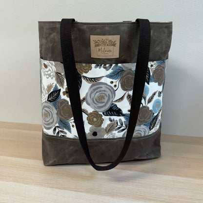 Waxed Canvas Tote Bag